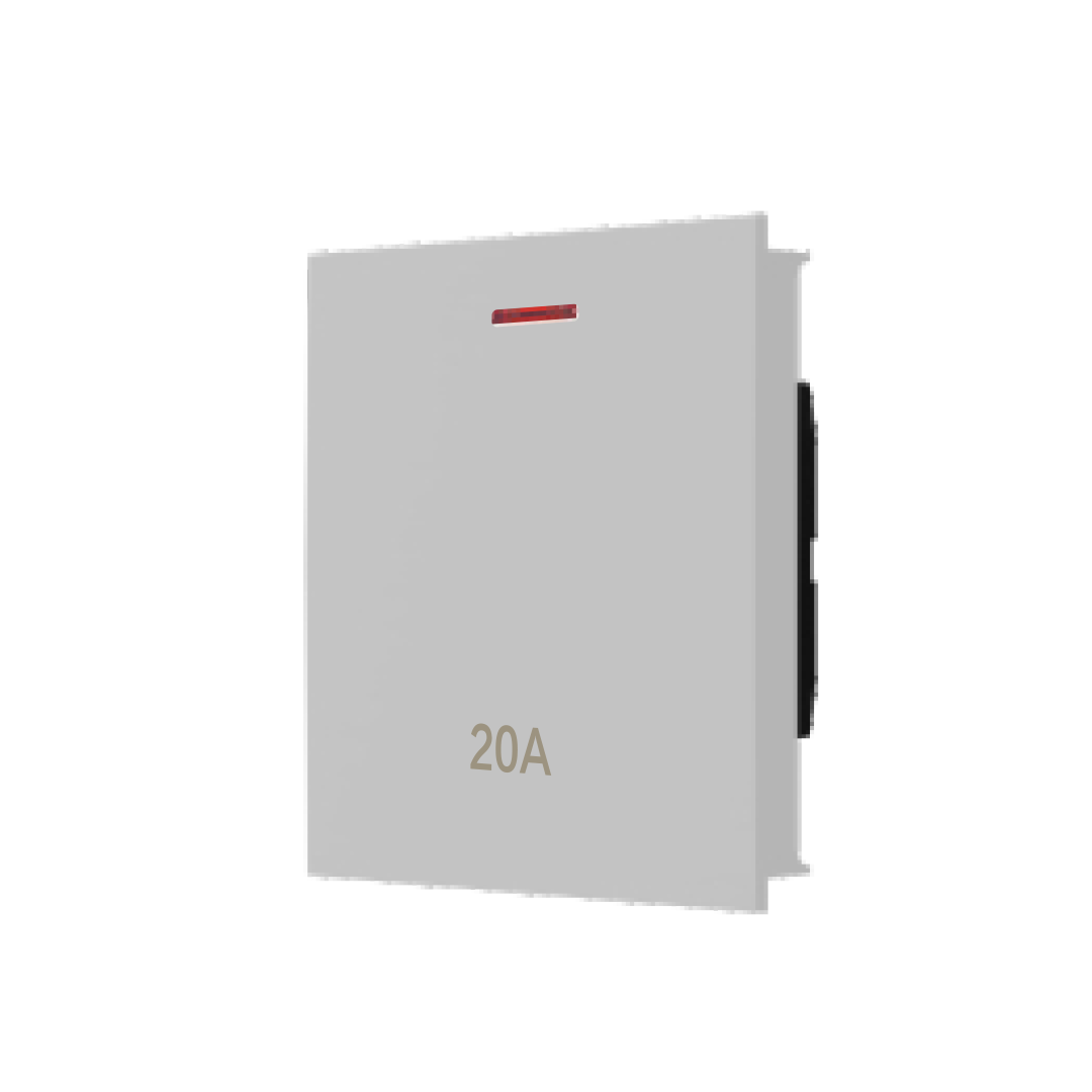 White 20A Wide Water Heater Switch (72MM) – Multiple Colors
