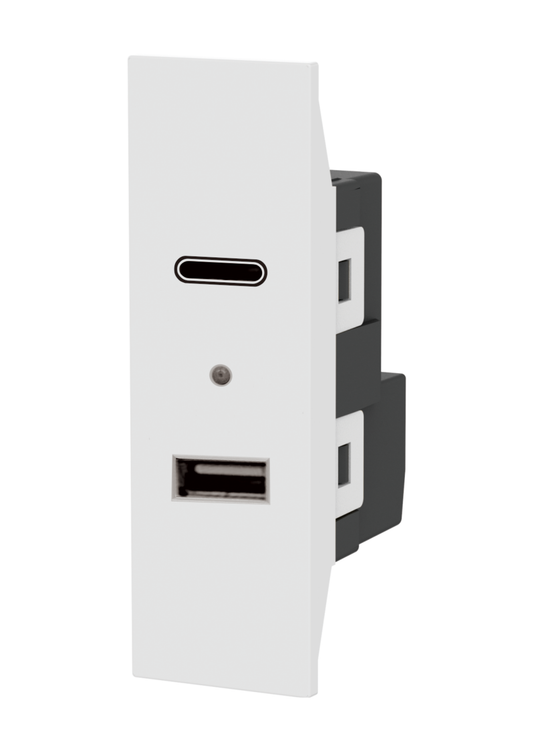 يو اس بي + تايب سي